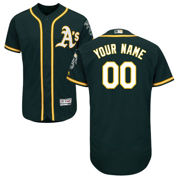 Men's Oakland Athletics Flex Base Custom Jersey MLBC0076